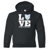 18500B Youth Heavy Blend Hooded Sweatshirt Thumbnail